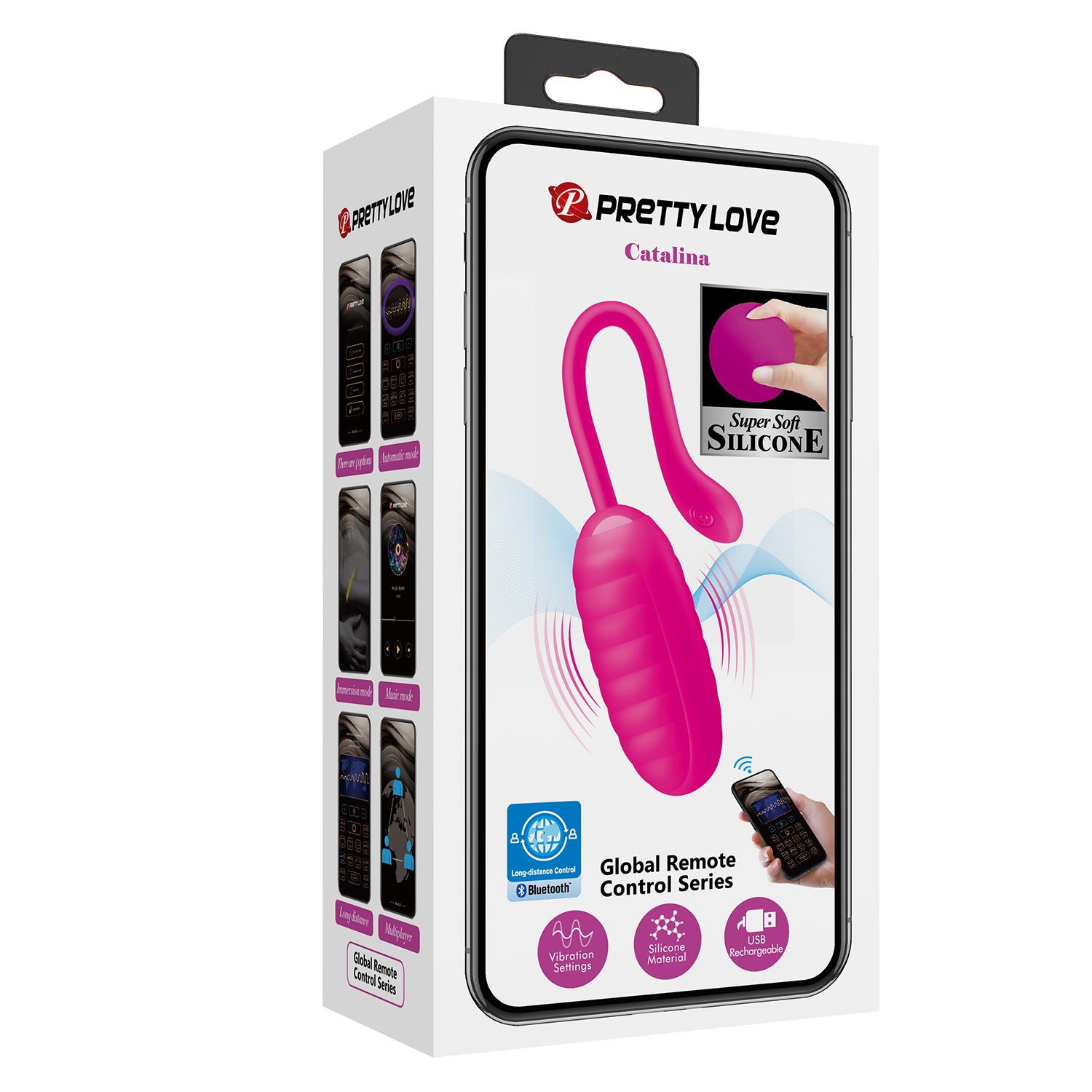 ovetto vibrante catalina fucsia pretty love