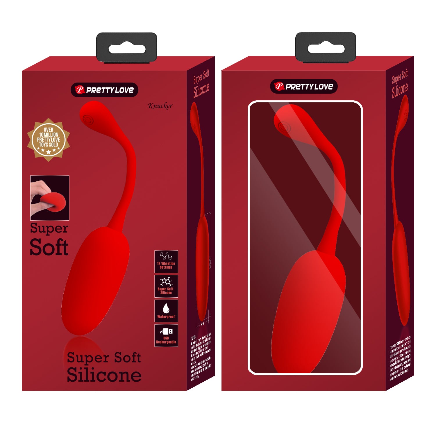 ovetto vibrante knucker rosso pretty love