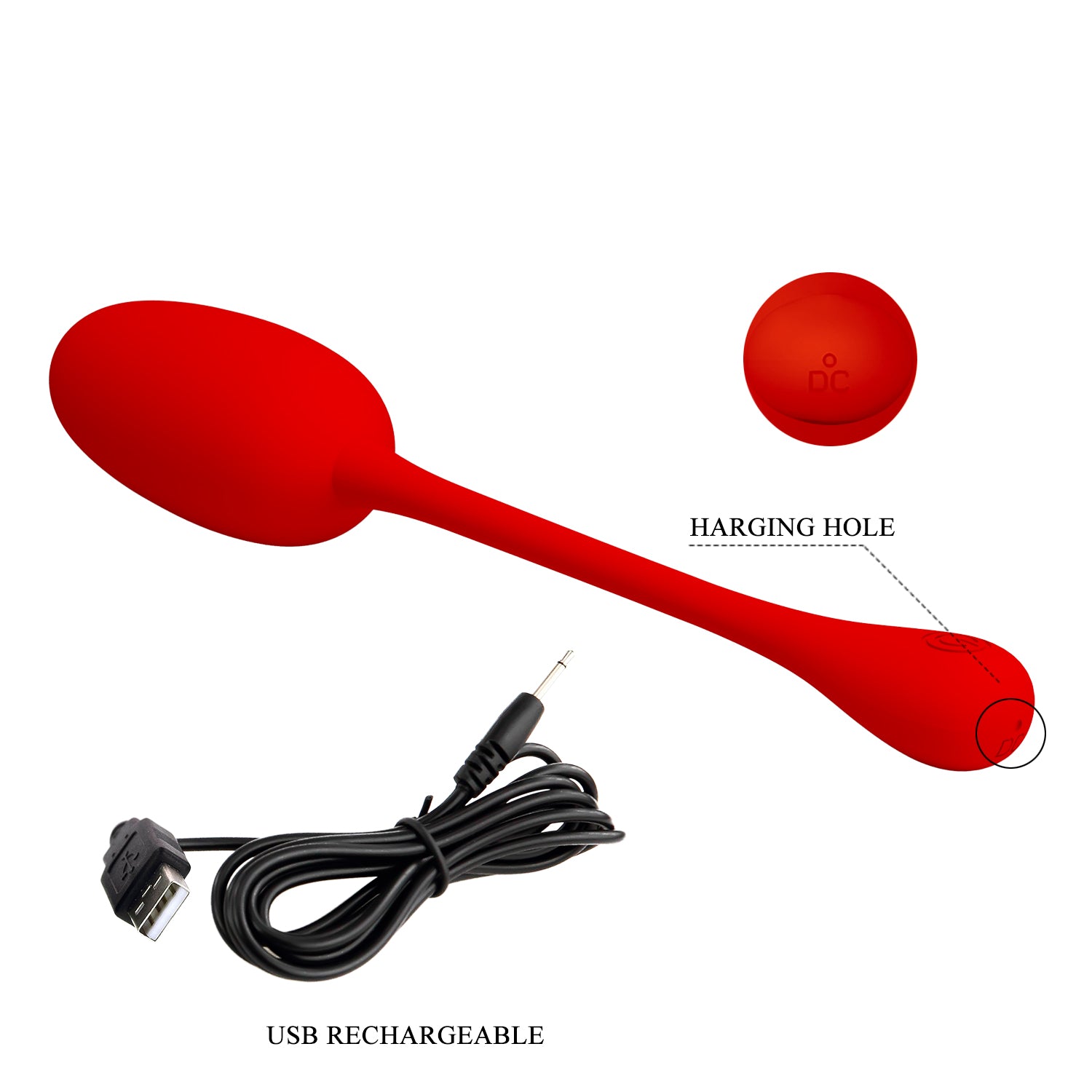ovetto vibrante knucker rosso pretty love