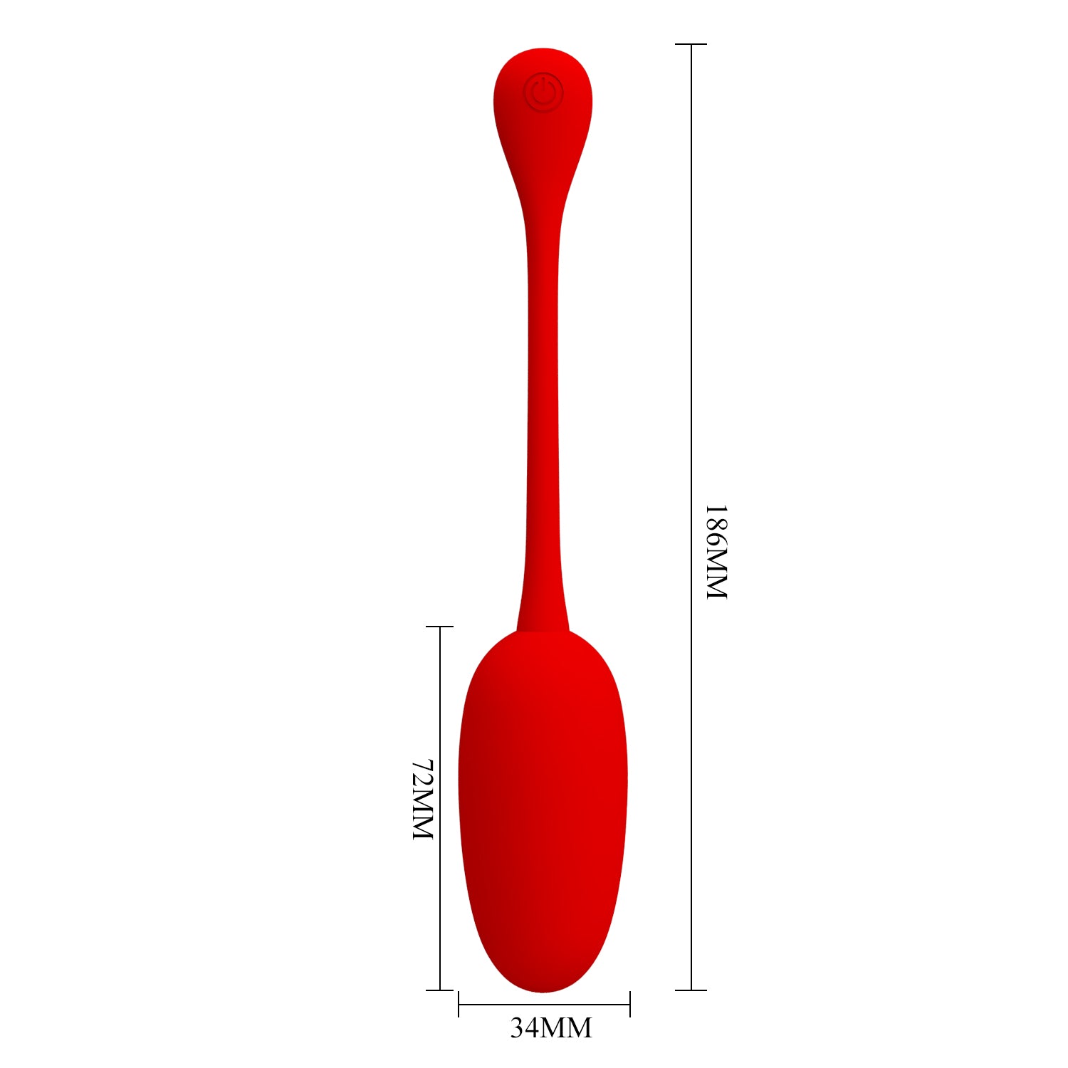 ovetto vibrante knucker rosso pretty love