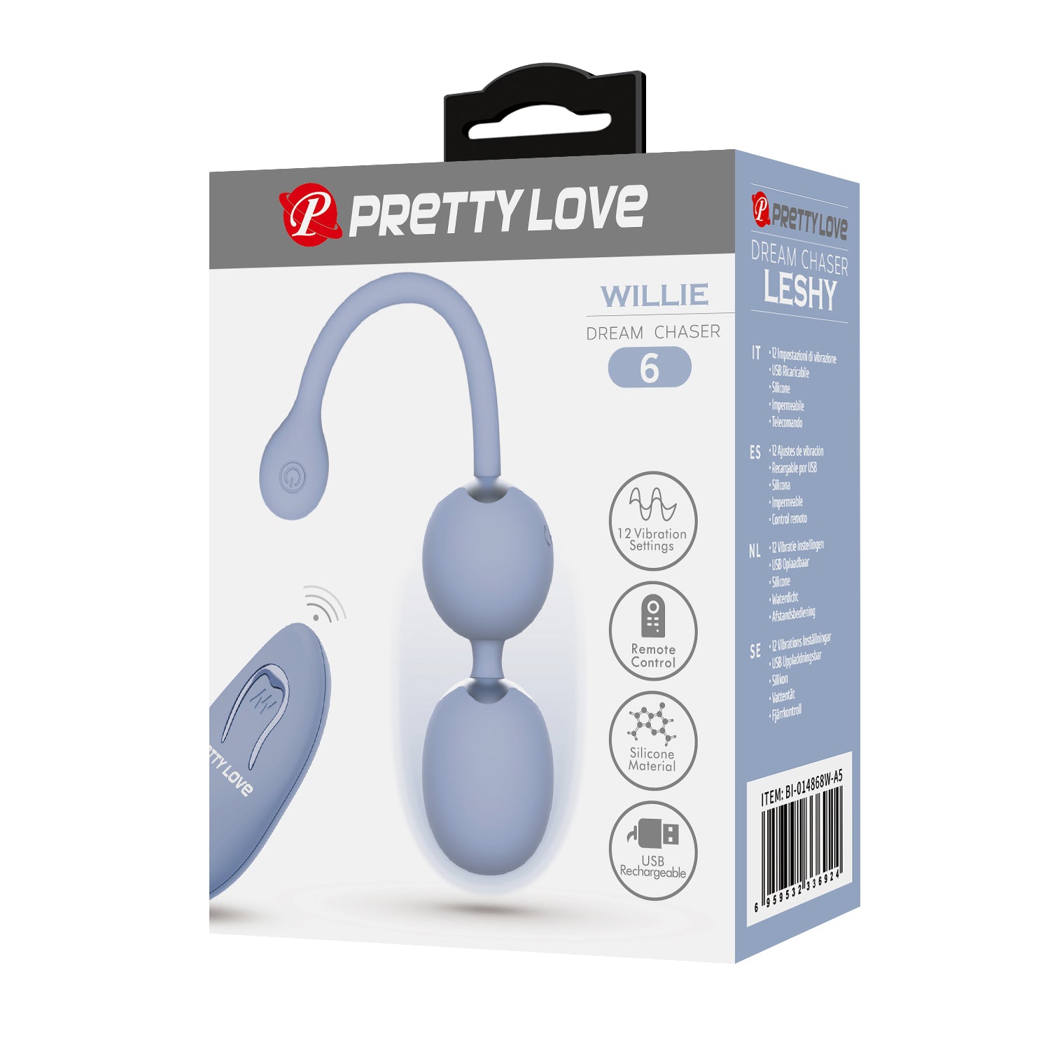 palline vaginali willie grigio pretty love