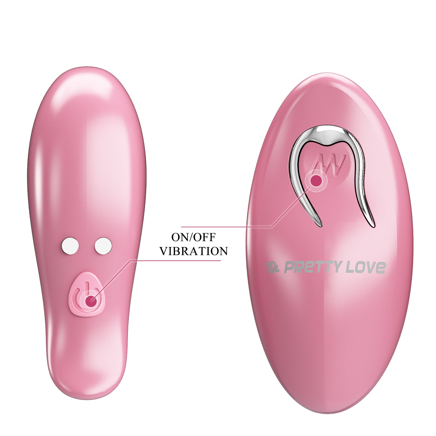 pinzette per capezzoli vibranti cayley rosa pretty love