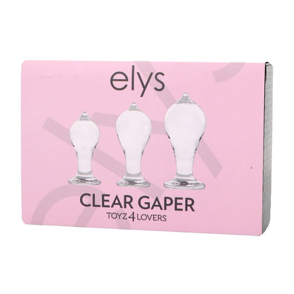 Clear Gaper Plug Set