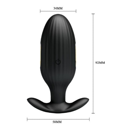 vibratore anale jefferson nero pretty love