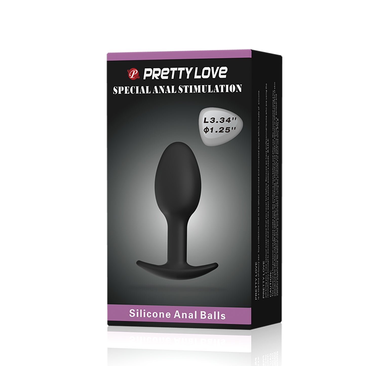 plug anale special nero pretty love