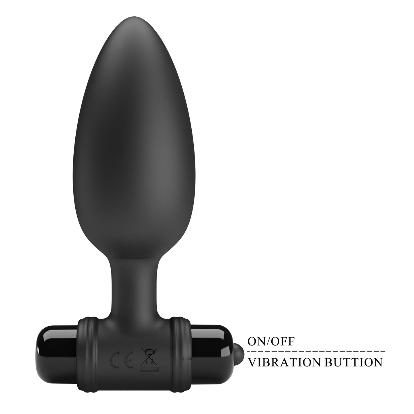 vibratore anale vibra ii nero pretty love