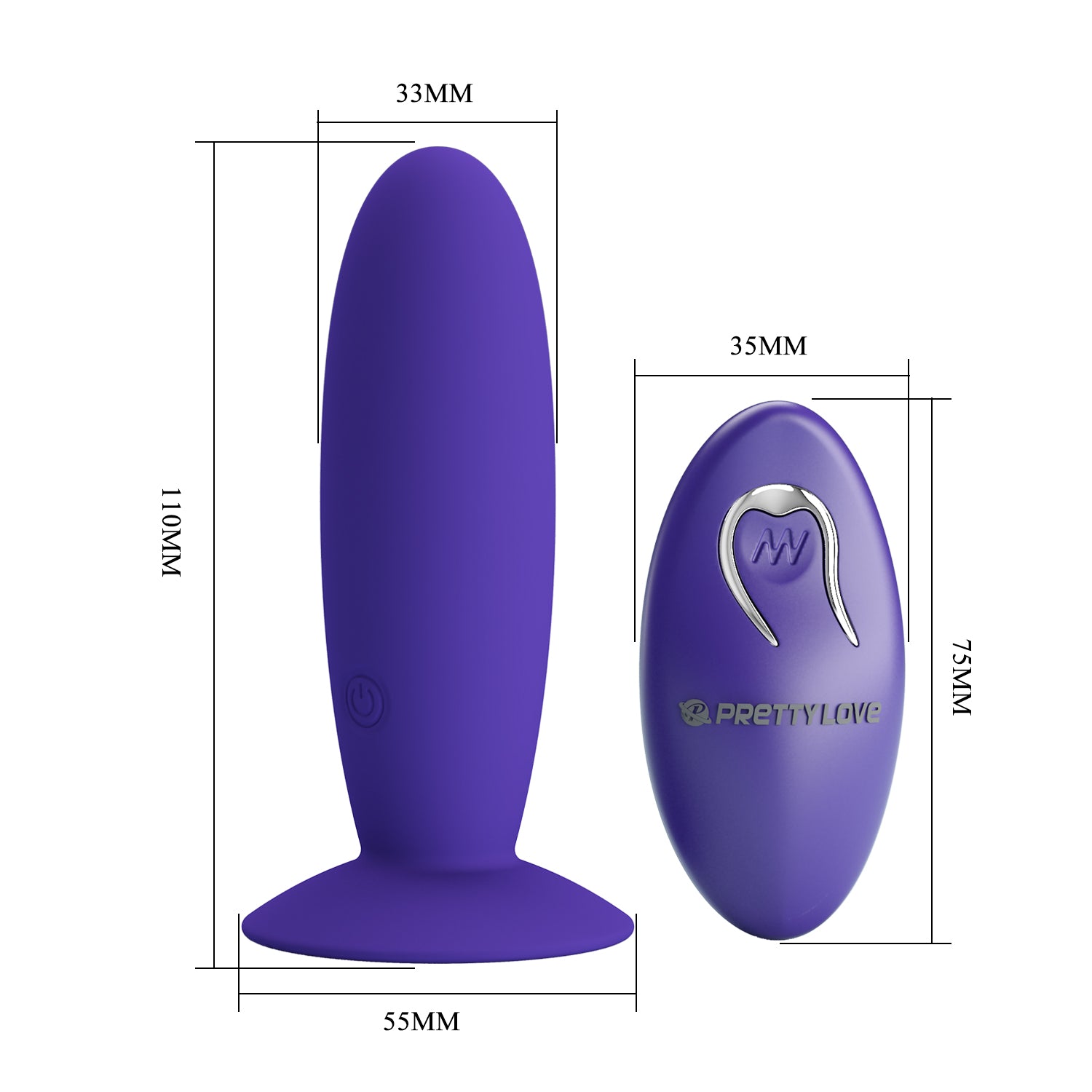 vibratore anale youth viola pretty love