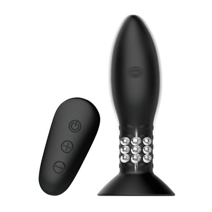 vibratore anale rotation beads eclipse nero mr play
