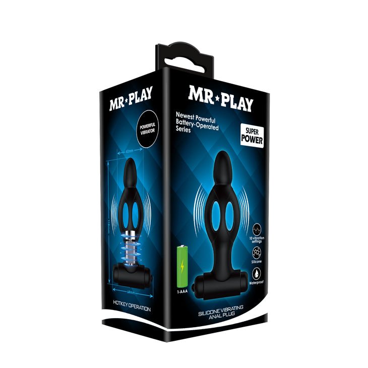 vibratore anale midnight thrill nero mr play