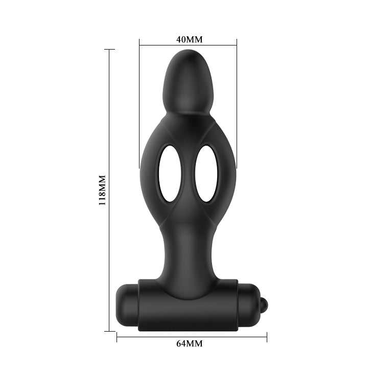 vibratore anale midnight thrill nero mr play