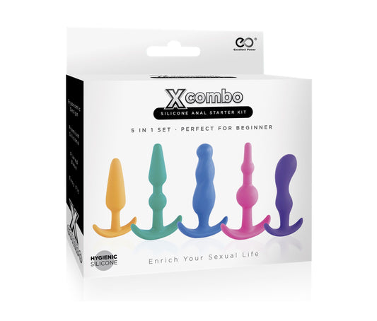 Kit 5 Anal Plug X Combo