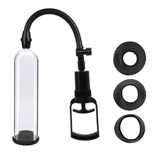 pompa e sviluppatore pene powerpump black and clear