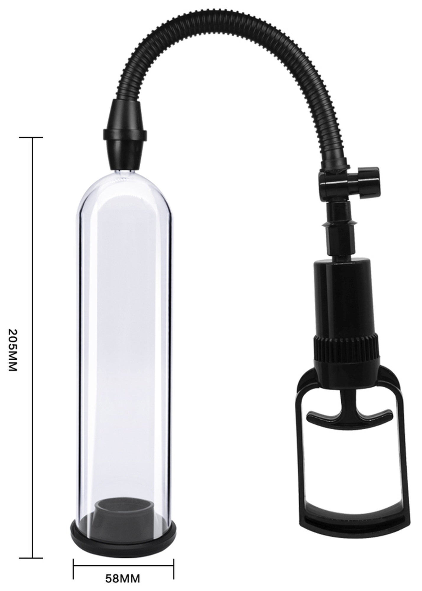 pompa e sviluppatore pene powerpump black and clear