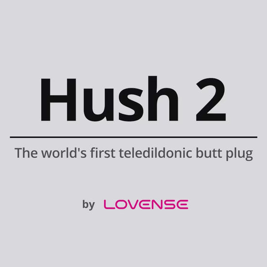 vibratore anale hush 2 nero lovense