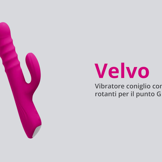 vibratore rabbit velvo fucsia lovense