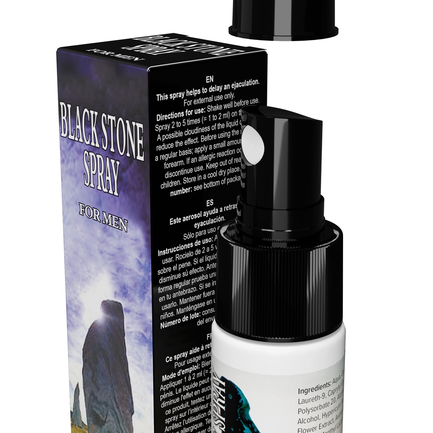 Ritardante Uomo Black Stone