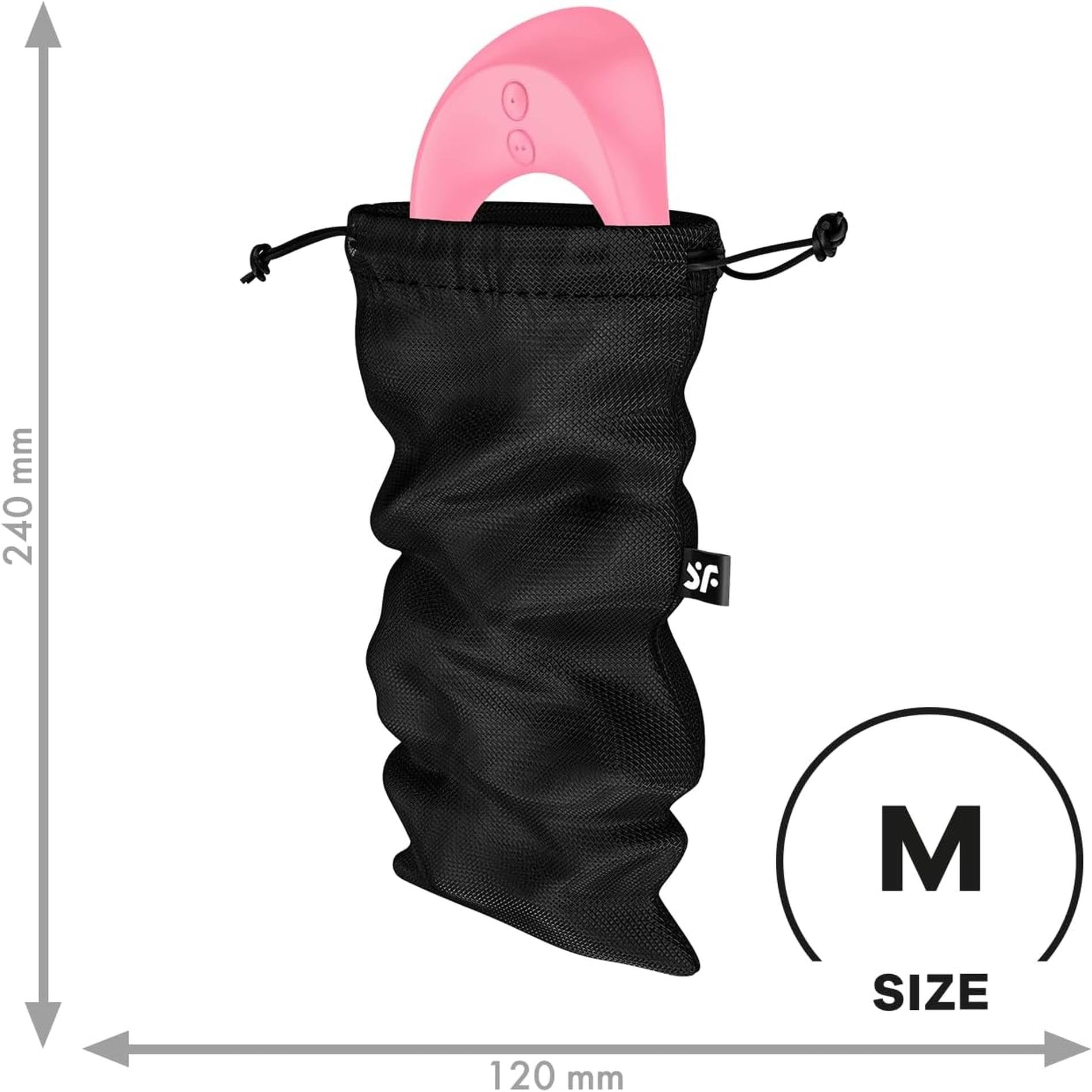borsa per sex toys treasure bag m nero satisfyer