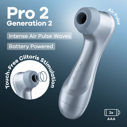 succhia clitoride pro 2 gen 2 blu satisfyer