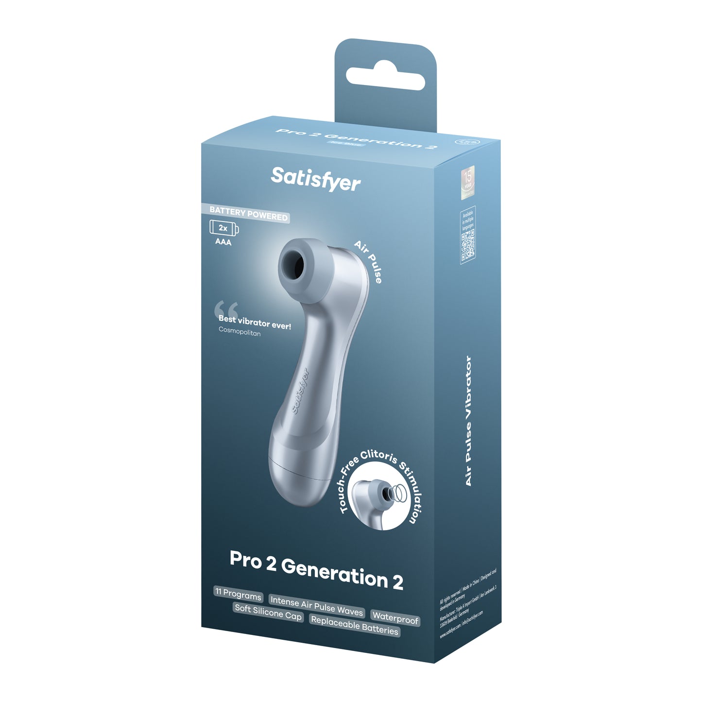 succhia clitoride pro 2 gen 2 blu satisfyer