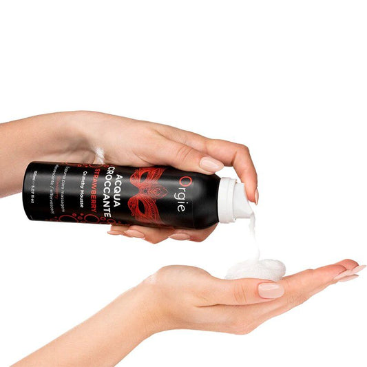 schiuma massaggio acqua croccante fragola 150ml orgie