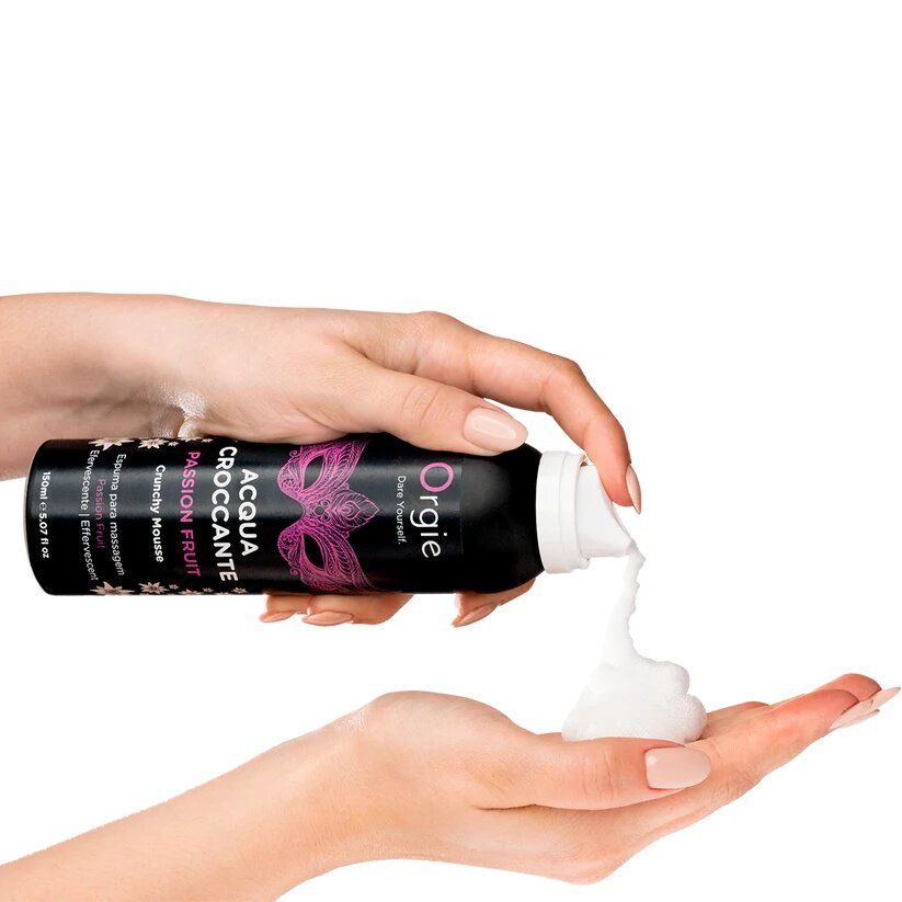 schiuma massaggio acqua croccante passion fruit 150ml orgie