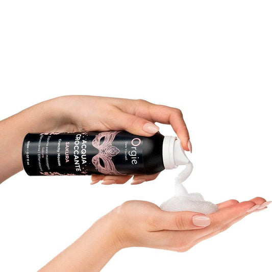 schiuma massaggio acqua croccante sakura 150ml orgie