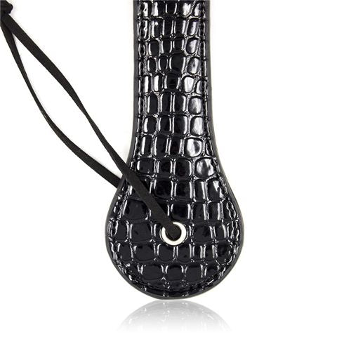 sculacciatore crocodile spank paddle black toyz4lovers dal basso