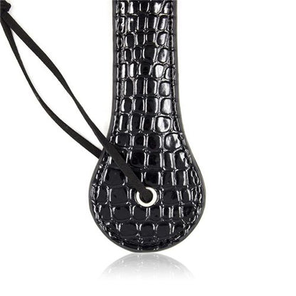 sculacciatore crocodile spank paddle black toyz4lovers dal basso