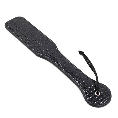 sculacciatore crocodile spank paddle black toyz4lovers retro