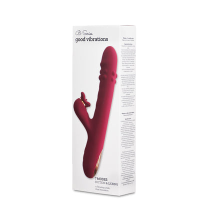 vibratore doppia stimolazione rabbit licking rosa
