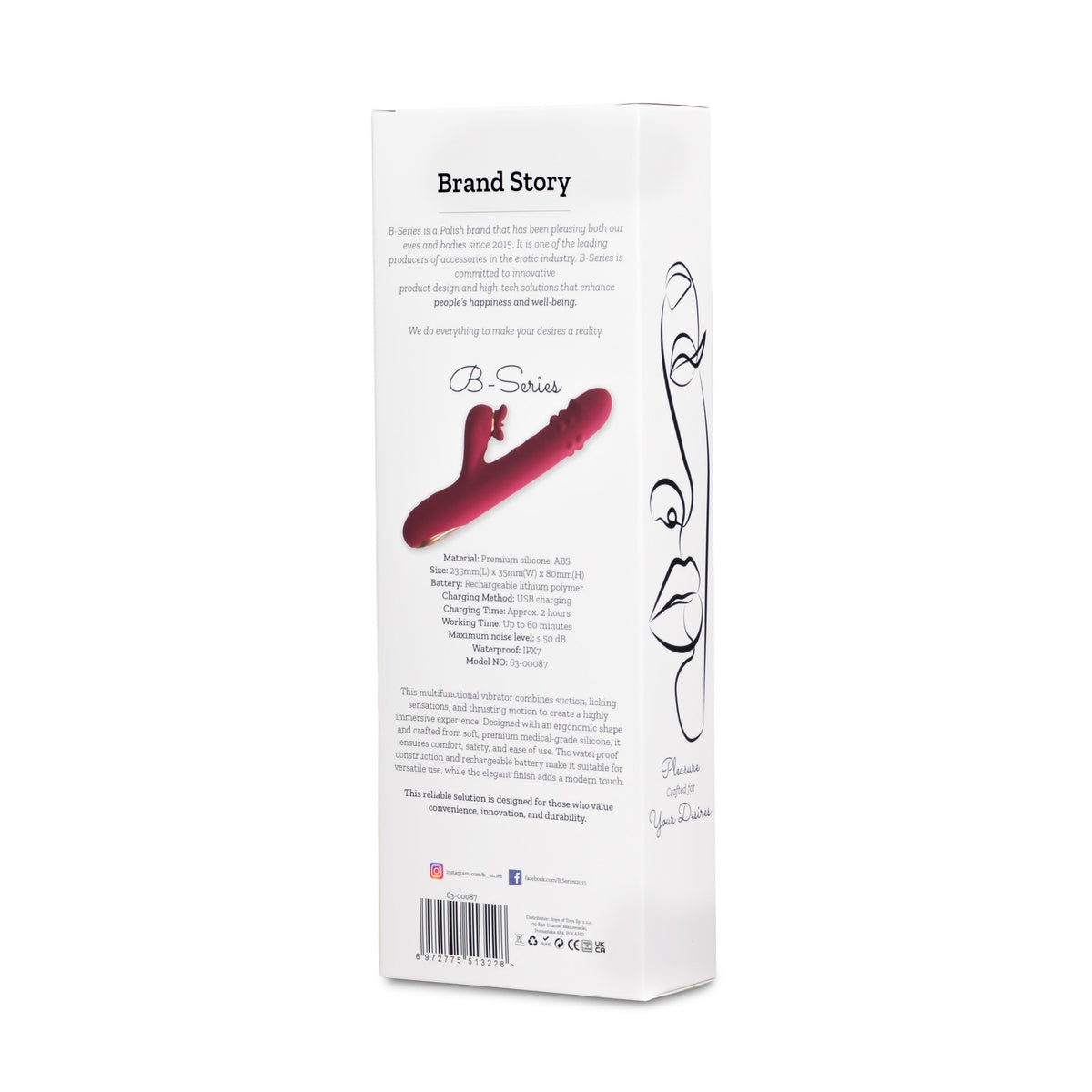 vibratore doppia stimolazione rabbit licking rosa