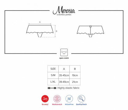 Crotchless panties Merossa