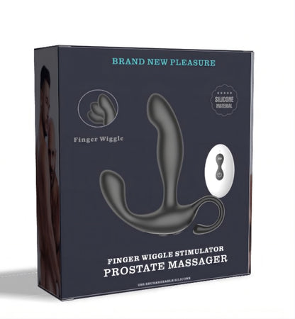 stimolatore prostata finger wiggle nero