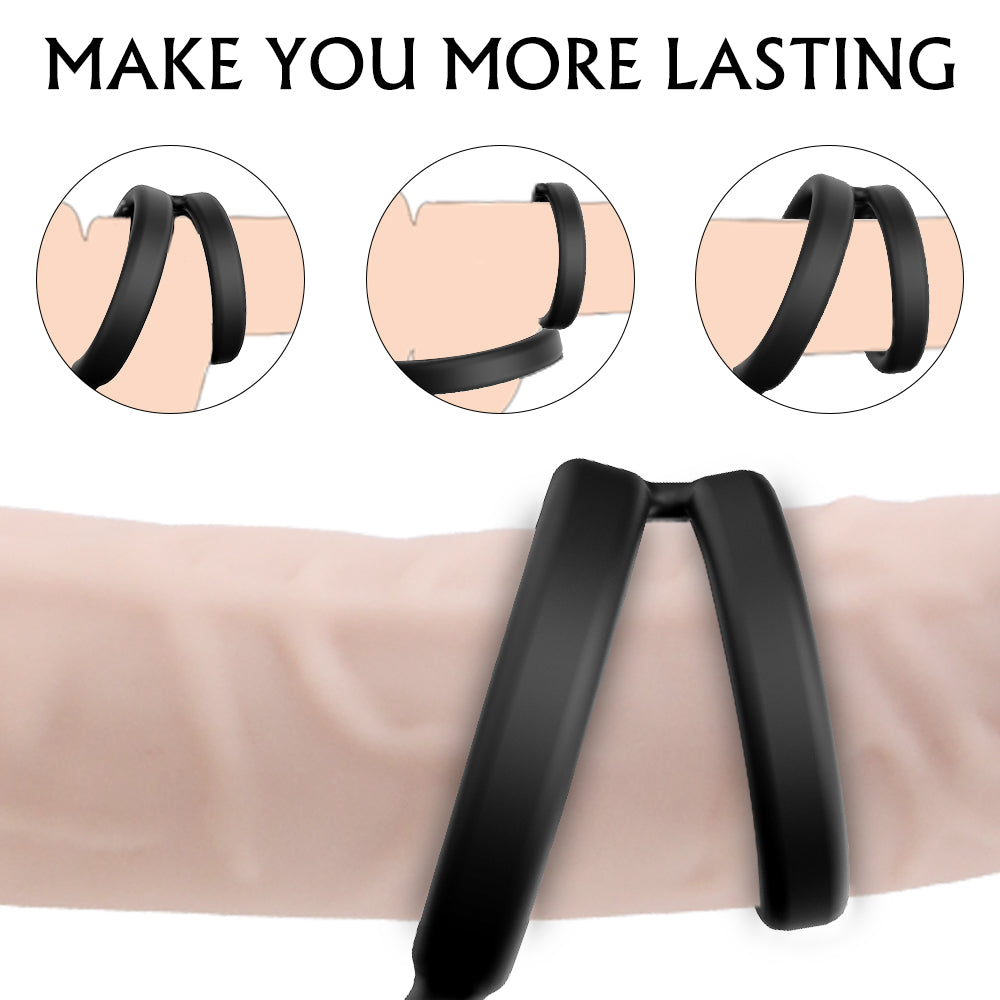 Vibrator and phallic ring Yell