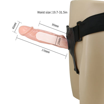 strap on jessica vibrant rosa flesh baile