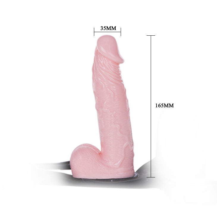 strap on ultra herness gonfiabile rosa flesh baile