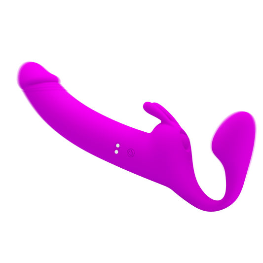 strap on vibrante zanini fucsia pretty love