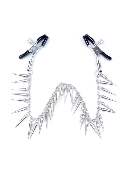 pinzette per capezzoli silver chain