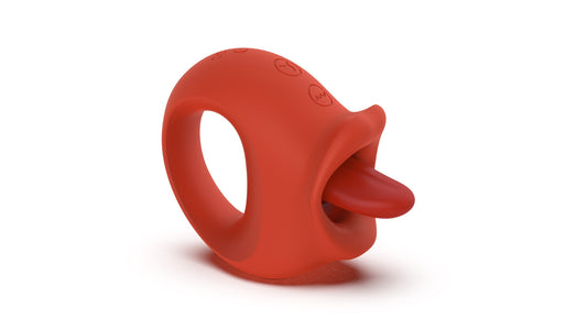 vibratore clitoride licking stimulator rosso b series