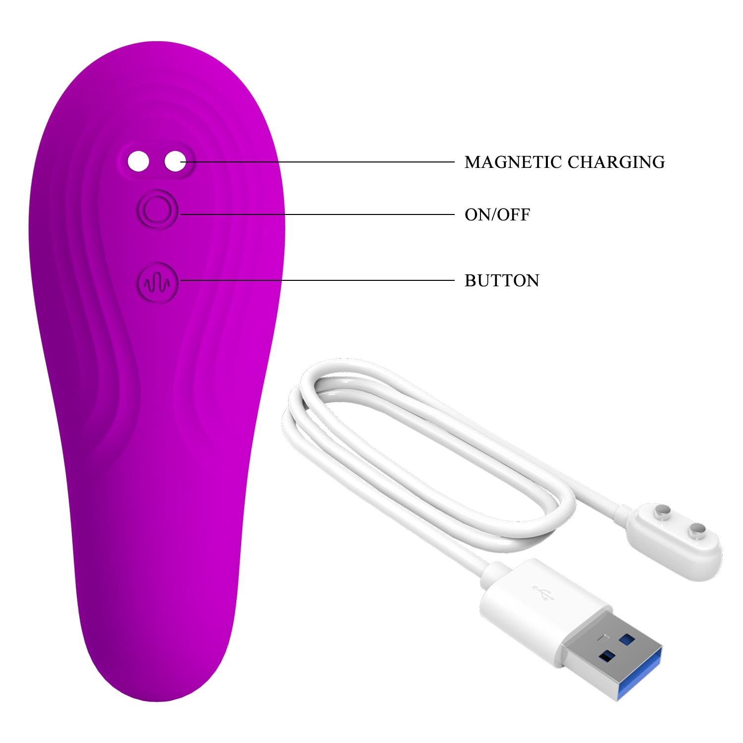 vibratore doppia stimolazione nauty fucsia pretty love