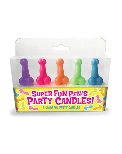 candeline a forma di pene rainbow