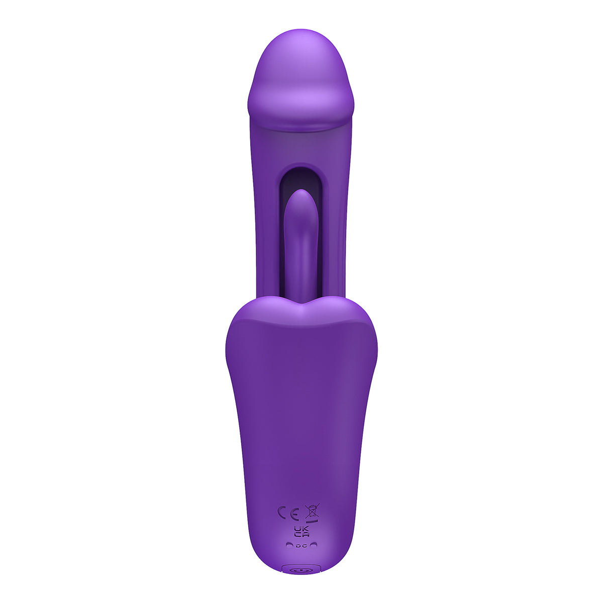 vibratore doppia stimolazione tongue flap viola b series