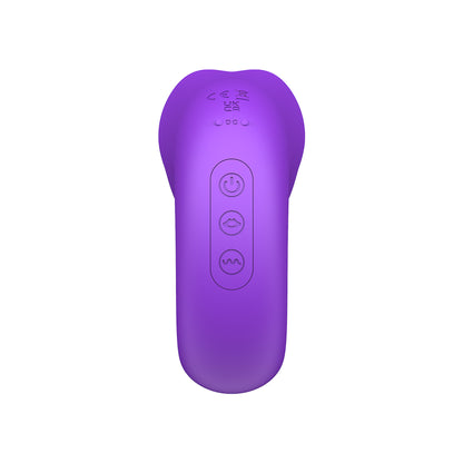 vibratore doppia stimolazione tongue flap viola b series