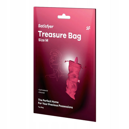 borsa per sex toys treasure bag m rosa satisfyer