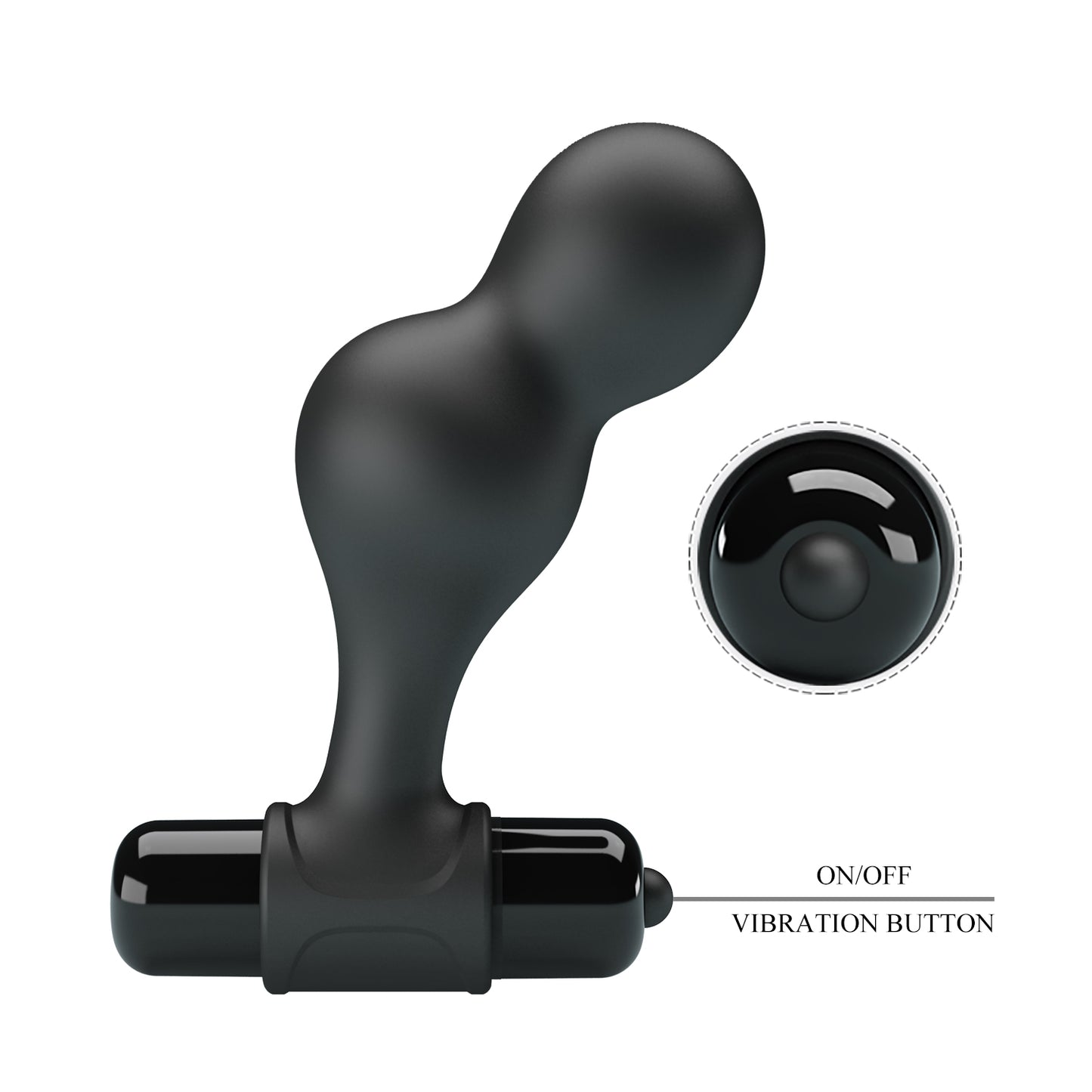stimolatore prostata rogue wave nero mr play