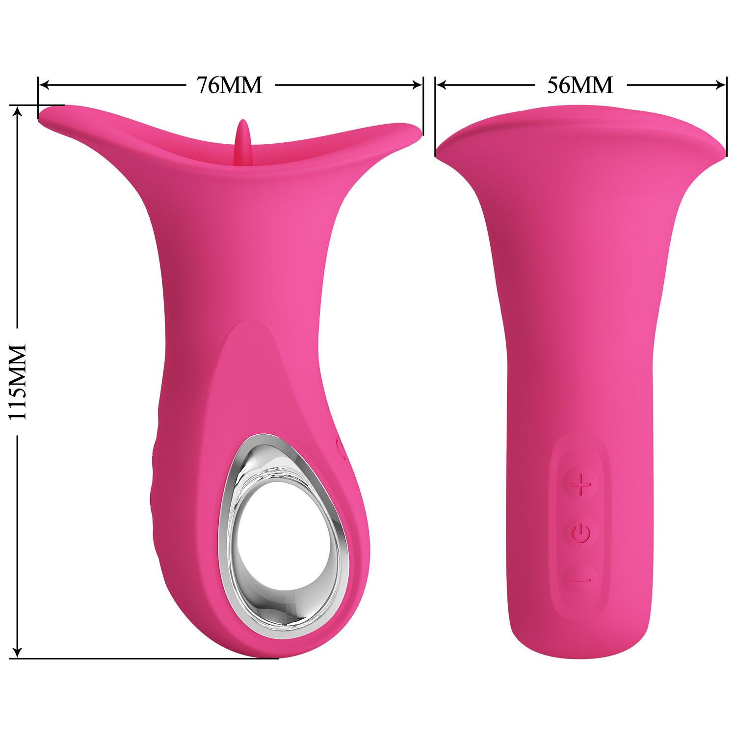 vibratore clitoride clyde fucsia pretty love