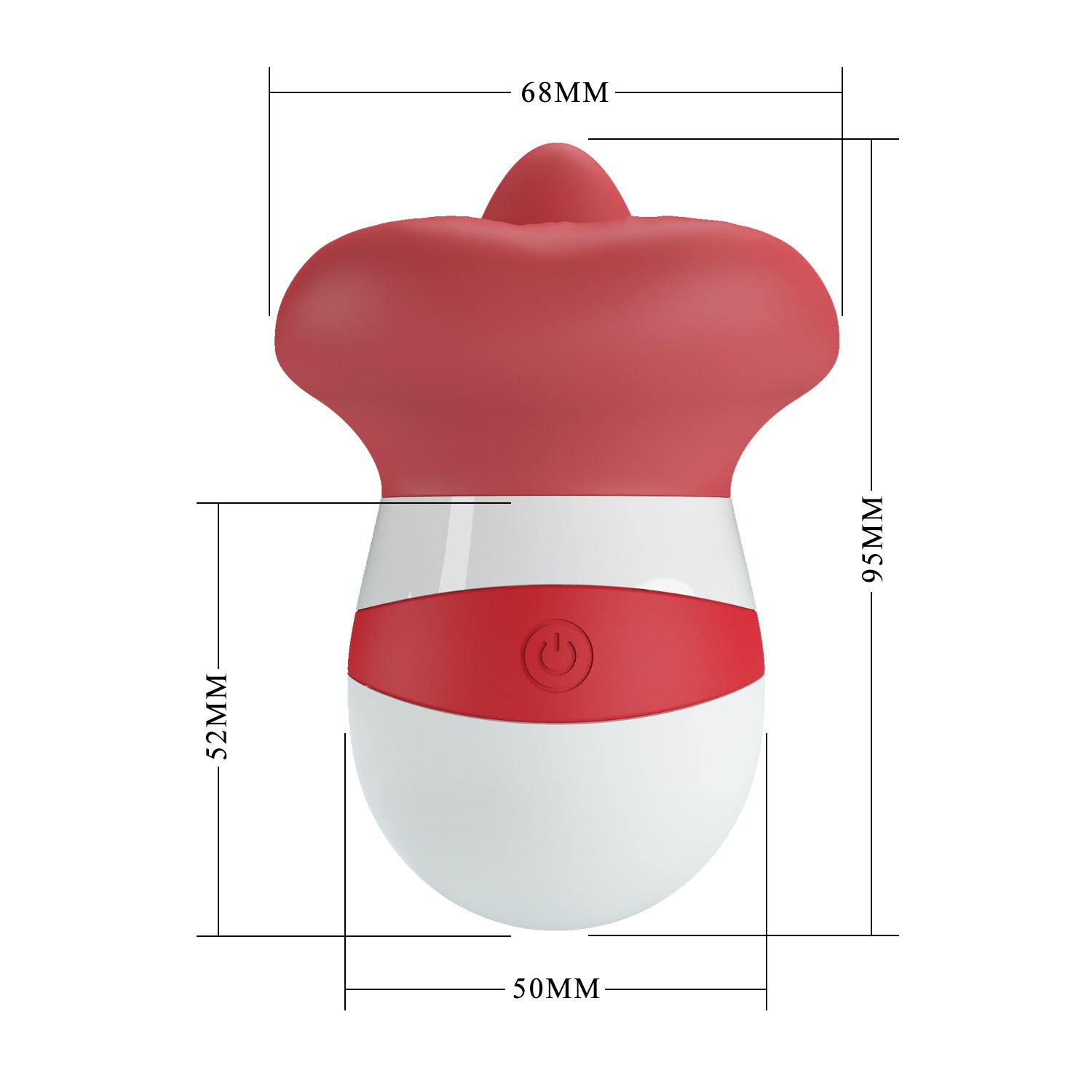 vibratore clitoride mina rosso pretty love
