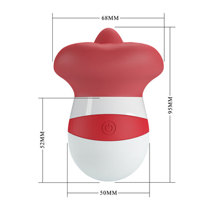 vibratore clitoride mina rosso pretty love