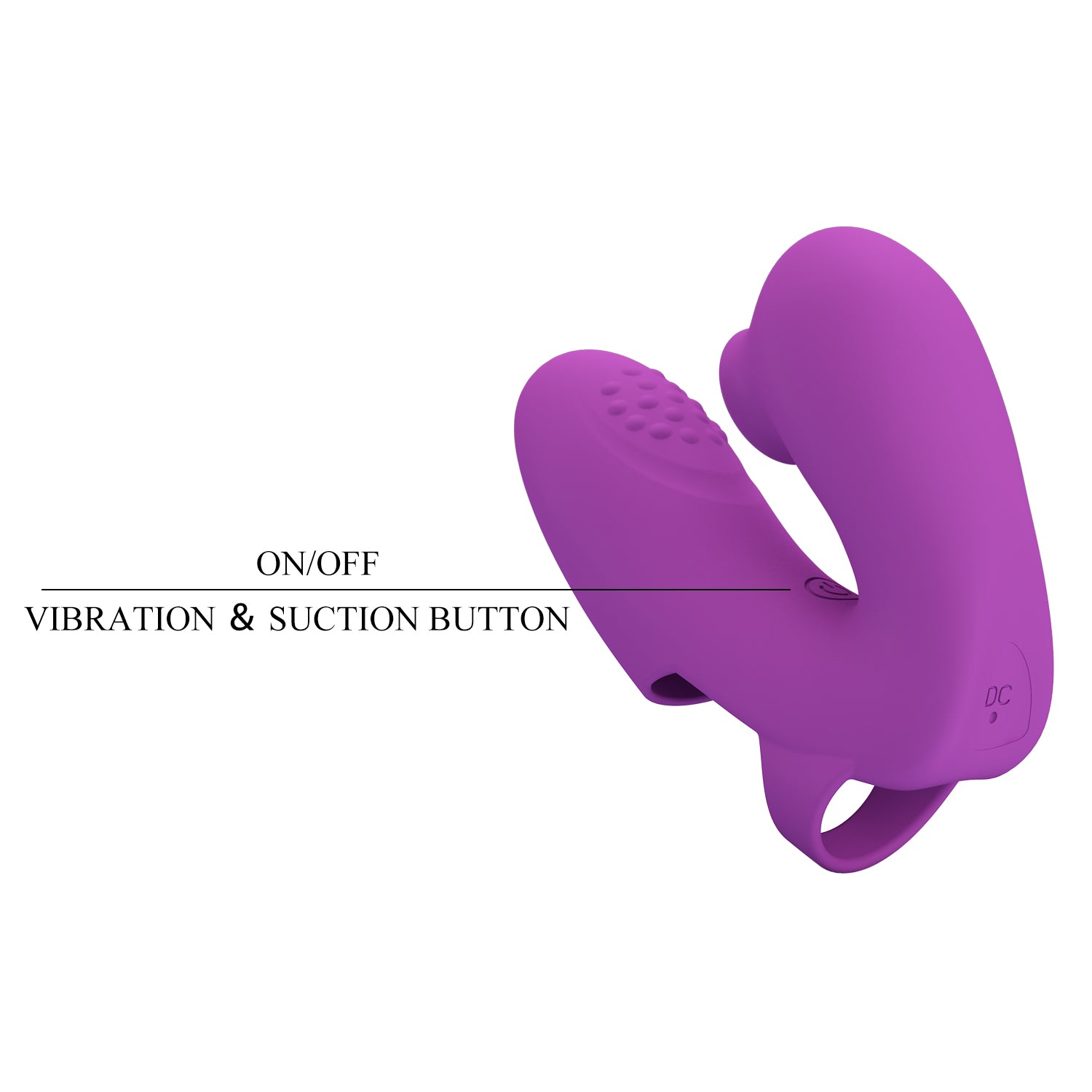 vibratore doppia stimolazione athena viola pretty love