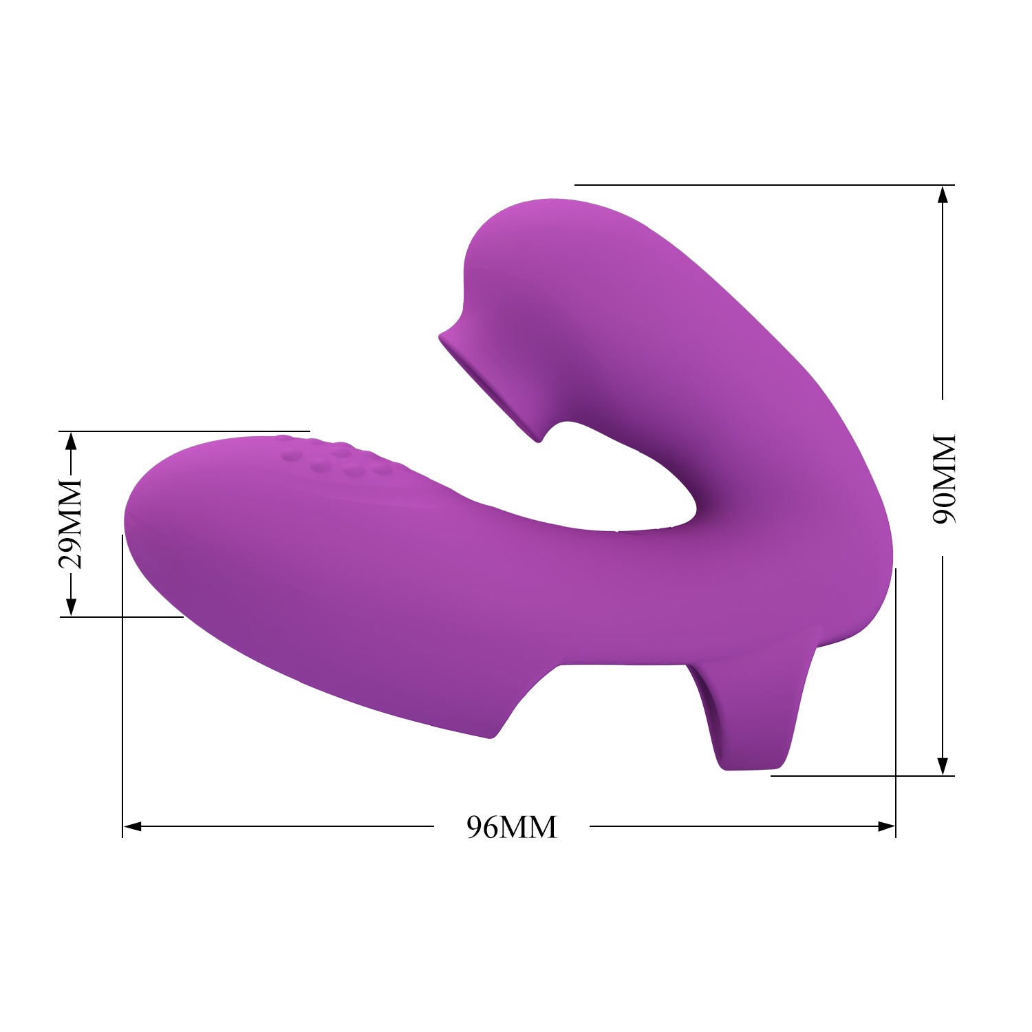 vibratore doppia stimolazione athena viola pretty love